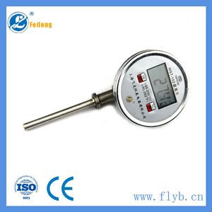 Digital thermometer bimetal