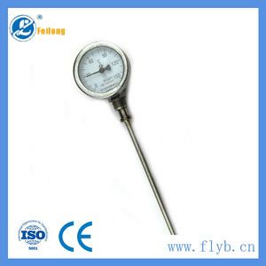 Industrial bimetal temperature thermometer