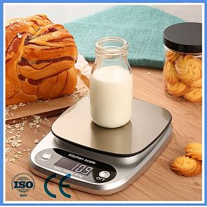 Kitchen Scale Digital and Food Scale Portable Electronic Weighing Scale