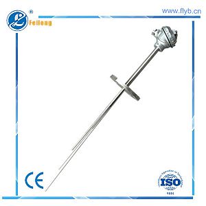 Fixed flange multipoint sheathed thermocouple