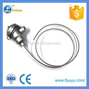 Assembly armored Bending thermocouple