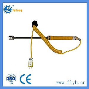 Mushroom head thermocouple probe