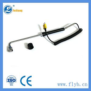 Handle end-face thermocouple with mushRoom head