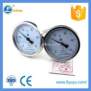 industrial stainless steel bimetallic thermometer