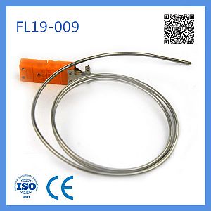 K Type Sheathed Thermocouple Temperature Sensor with Plug