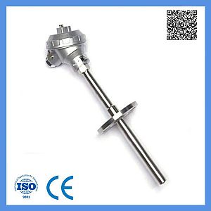Industrial Usage E Type Assembly Thermocouple with Fixed Flange 0-600c