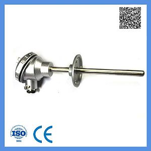 Assembly Rtd -100-420c Temperature Sensor with Movable Flange Resistance