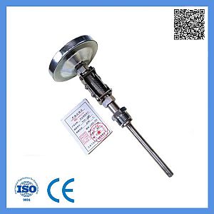 Dial 100mm Industrial Stainless Steel Long Probe Bimetal Thermometer 0-300c