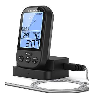 Wireless Meat Food Probe Thermometer Cooking BBQ Oven Kitchen Digital Thermometer